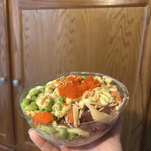 Ouka Poke Bowl - big portion! Jan 2025