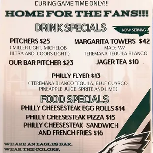 Drink Specials