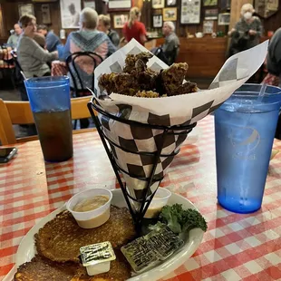 Fried chicken livers
