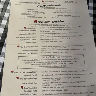 Menu 2024
