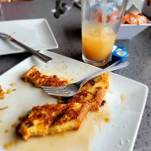 it was the classic French toast.