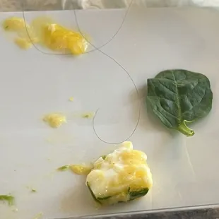 Hair on plate