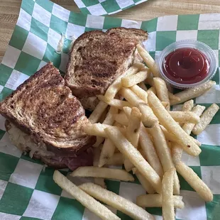 Ruben with French fries