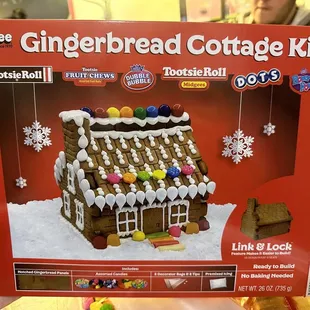 The gingerbread kit we were provided.