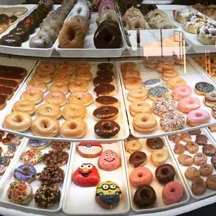 a variety of doughnuts