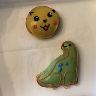 Pikachu and dinosaur!