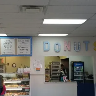 Nice interior! I love the signs and setting