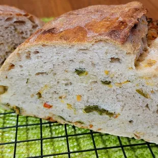 Our famous Jalapeno n Cheddar Sourdough Loaf - 15.00