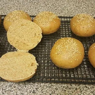 Sourdough Hamburger Buns (8)