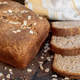 Honey Oat Sourdough Loaf