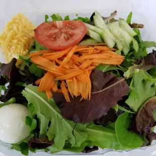 Daily made fresh salads!!! You can add chicken, turkey, or ham!!