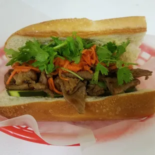 BBQ Pork Banh Mi!!!