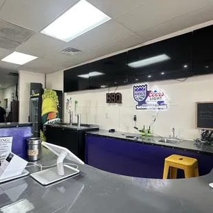 interior, sushi and sashimi