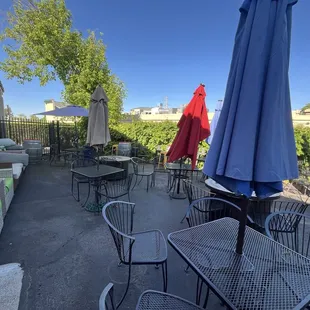 Outdoor patio seating