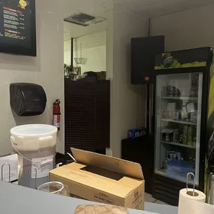 sushi and sashimi, interior