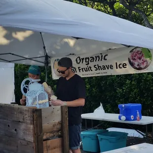 Organic shave ice