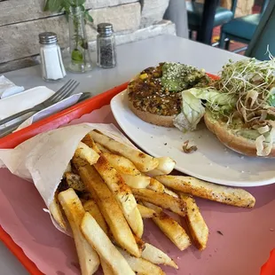 Seed burger &amp; fried