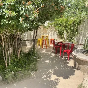 Outdoor seating