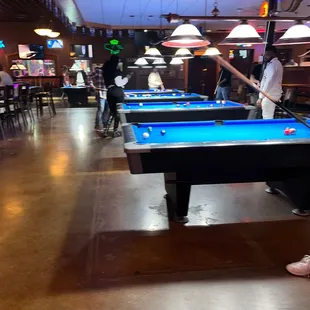 Pool tables also