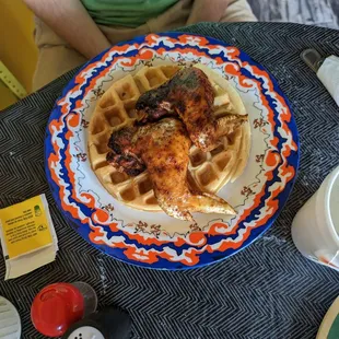 Chicken and waffles