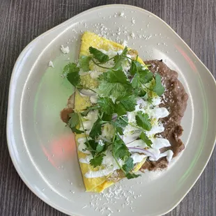 Chilaquiles Omelette