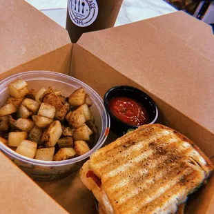 Roasted Tomato Panini - served hot