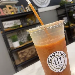 Strawberry Mango Smoothies