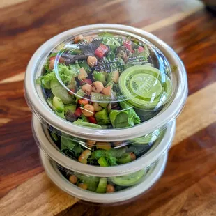 Fresh small batch salads