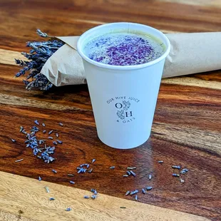 Real Lavender Flower Superfood Latte