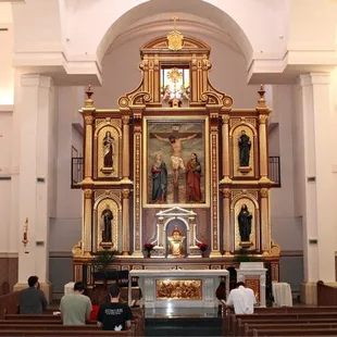 Inside the beautiful chapel