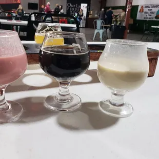 creamy sours and a porter