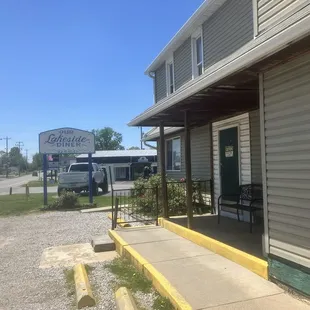 Front of restaurant