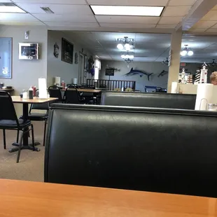 Part of the dining area