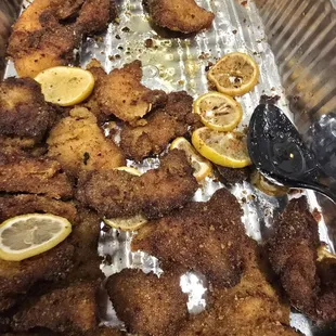 Burnt chicken