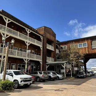 Corner cafe in historic building