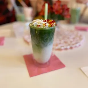 White Chocolate Matcha Latte