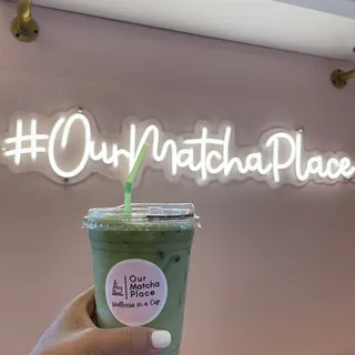 Cardamom Rosewater Matcha Latt