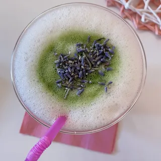 Lavender Matcha Latt