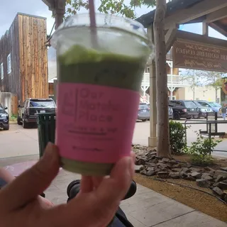 Peppermint Matcha Latt