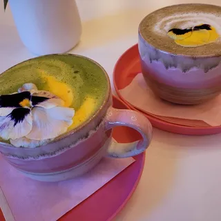 Turmeric Black Pepper Matcha Latt