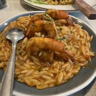 Gardes Saganaki With Ouzo (Shrimp)