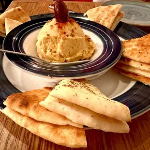 Hummus and pita