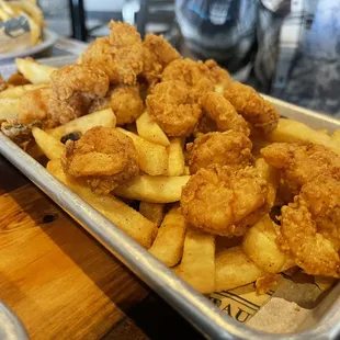 The shrimp plate was good !