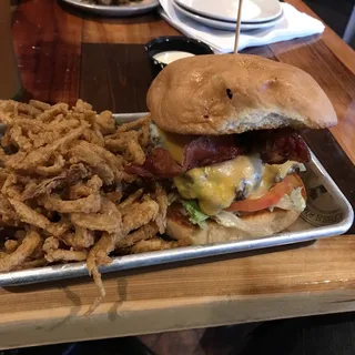 THREE CHEESE BURGER