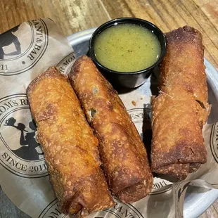 Boudin Eggrolls