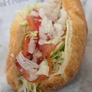 Delicious Vegetarian Sub (Build your own)