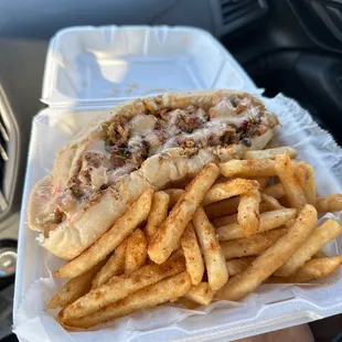 Chicken cheesesteak