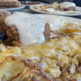 Cheesy hashbrowns