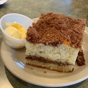 OurPlace Cafe has THE BEST Coffee Cake!!!