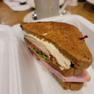 1/2 of the Triple Decker Club